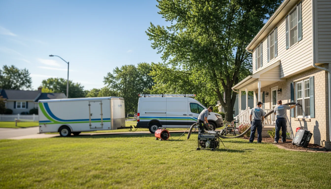 Flooded Basement Restoration And Cleanup With Repair in Plainview, NE near me